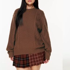 Aritzia Sunday Best Peggy Sweater - Modern Taupe - XS